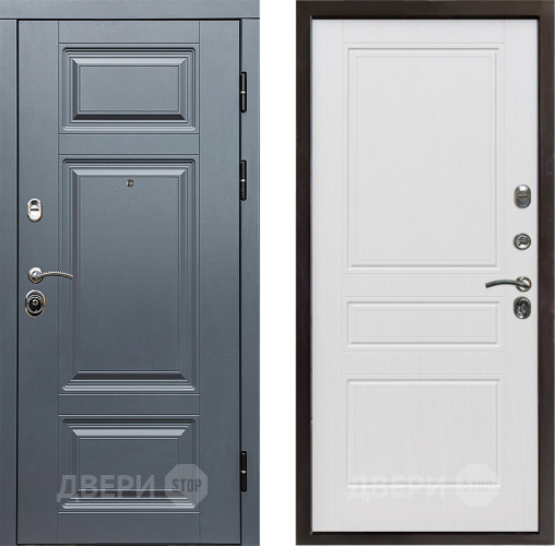 Входная металлическая Дверь Престиж Премиум Классика Белое дерево в Одинцово