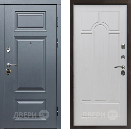 Входная металлическая Дверь Престиж Премиум Арка Лиственница белая в Одинцово