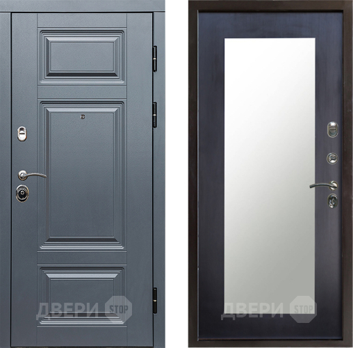 Входная металлическая Дверь Престиж Премиум Зеркло Пастораль Венге в Одинцово