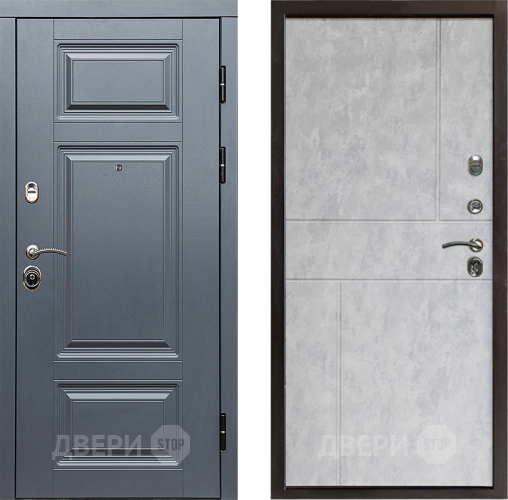 Входная металлическая Дверь Престиж Премиум Горизонт Бетон светлый в Одинцово