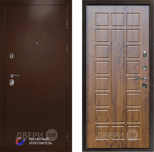 Входная металлическая Дверь Престиж Медь Престиж Дуб в Одинцово
