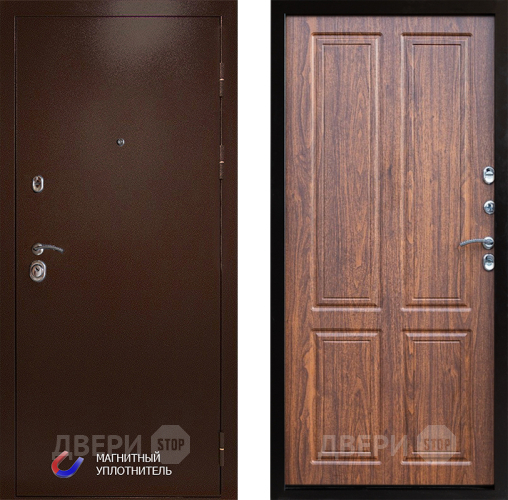 Входная металлическая Дверь Престиж Медь Премиум Орех светлый в Одинцово