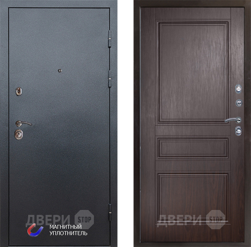 Входная металлическая Дверь Престиж Графит Классика Венге в Одинцово