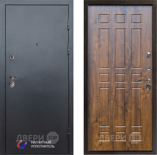 Входная металлическая Дверь Престиж Графит Спарта Дуб в Одинцово