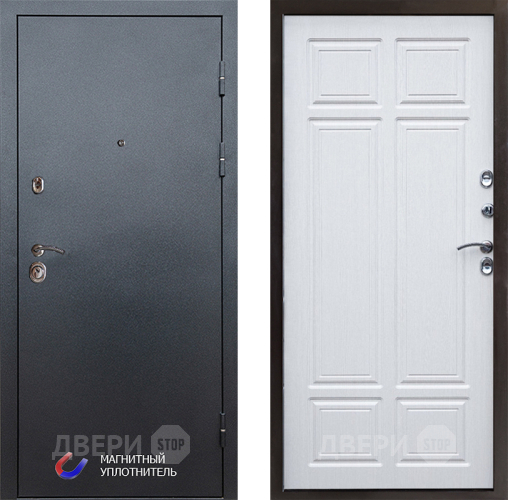 Входная металлическая Дверь Престиж Графит Премиум Лиственница белая в Одинцово