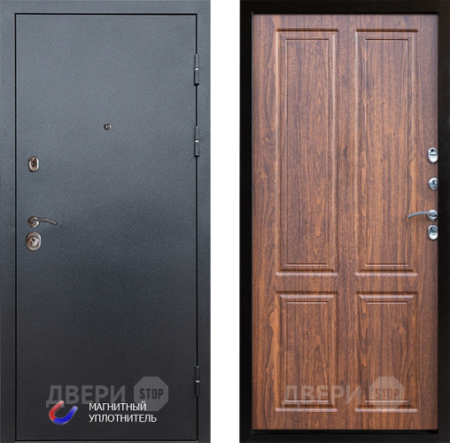 Входная металлическая Дверь Престиж Графит Премиум Орех светлый в Одинцово