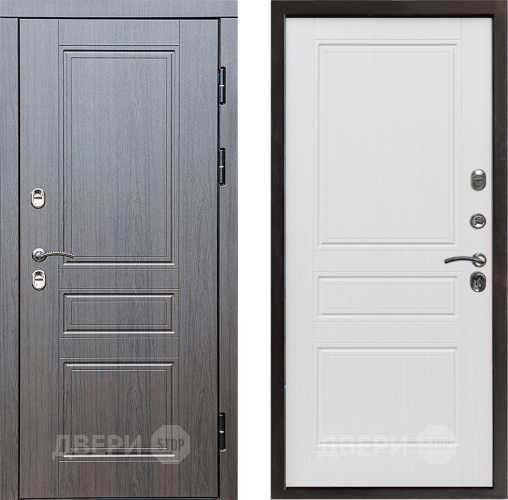 Входная металлическая Дверь Престиж TERMO с терморазрывом Классика Классика Белое дерево в Одинцово