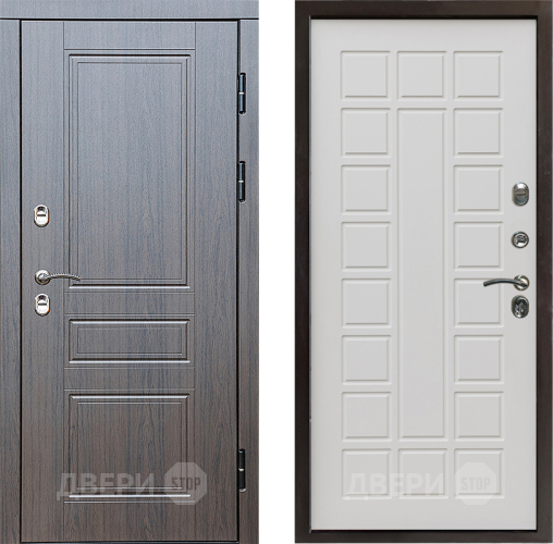 Входная металлическая Дверь Престиж TERMO с терморазрывом Классика Престиж Бежевый мат в Одинцово