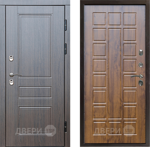 Входная металлическая Дверь Престиж TERMO с терморазрывом Классика Престиж Дуб в Одинцово