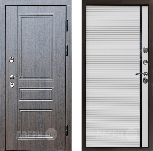 Входная металлическая Дверь Престиж TERMO с терморазрывом Классика Porte Белый в Одинцово