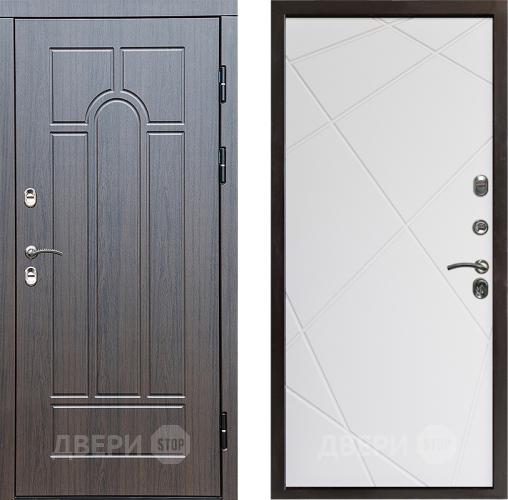 Входная металлическая Дверь Престиж TERMO с терморазрывом Арка Лучи Бетон светлый в Одинцово