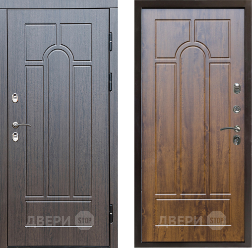 Входная металлическая Дверь Престиж TERMO с терморазрывом Арка Арка Дуб в Одинцово