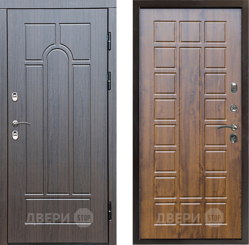 Входная металлическая Дверь Престиж TERMO с терморазрывом Арка Престиж Дуб в Одинцово