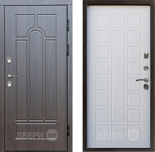 Входная металлическая Дверь Престиж TERMO с терморазрывом Арка Престиж Белое дерево в Одинцово