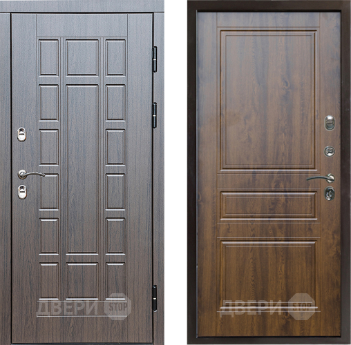 Входная металлическая Дверь Престиж TERMO с терморазрывом Престиж Классика Дуб в Одинцово