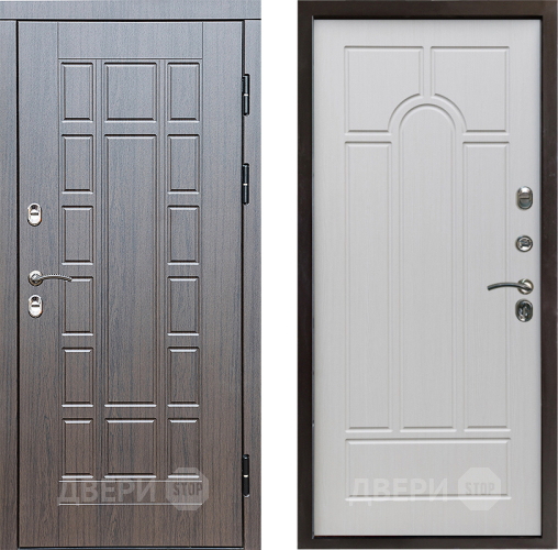 Входная металлическая Дверь Престиж TERMO с терморазрывом Престиж Арка Лиственница белая в Одинцово