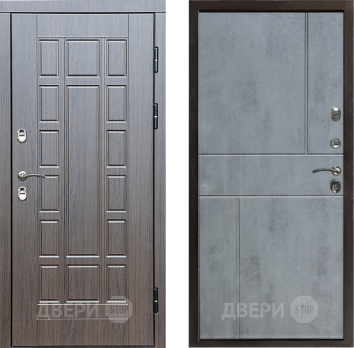 Входная металлическая Дверь Престиж TERMO с терморазрывом Престиж Горизонт Бетон темный в Одинцово