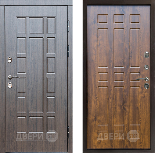 Входная металлическая Дверь Престиж TERMO с терморазрывом Престиж Спарта Дуб в Одинцово