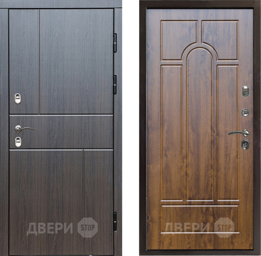 Входная металлическая Дверь Престиж TERMO с терморазрывом Горизонт Венге Арка Дуб в Одинцово