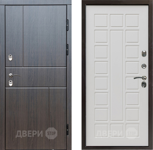 Входная металлическая Дверь Престиж TERMO с терморазрывом Горизонт Венге Престиж Бежевый мат в Одинцово