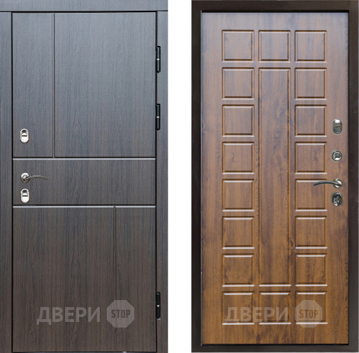 Входная металлическая Дверь Престиж TERMO с терморазрывом Горизонт Венге Престиж Дуб в Одинцово