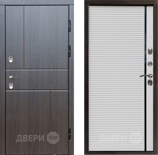 Входная металлическая Дверь Престиж TERMO с терморазрывом Горизонт Венге Porte Белый в Одинцово