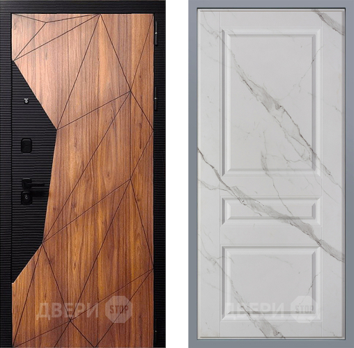 Дверь Заводские двери Морра Стокгольм Мрамор белый в Одинцово