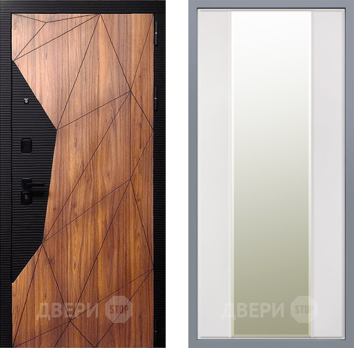 Дверь Заводские двери Морра Зеркало Макси Белый матовый в Одинцово