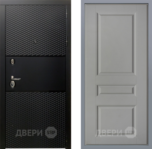 Дверь Заводские двери Тефлон Стокгольм Грей софт в Одинцово