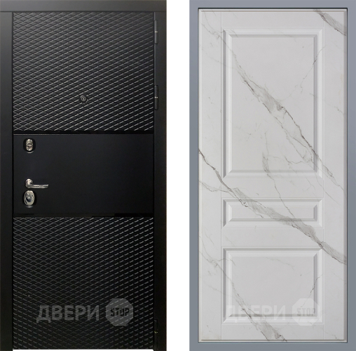 Дверь Заводские двери Тефлон Стокгольм Мрамор белый в Одинцово