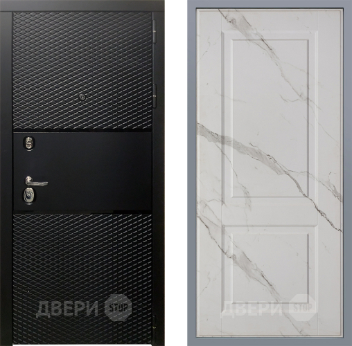 Дверь Заводские двери Тефлон Доррен Мрамор белый в Одинцово