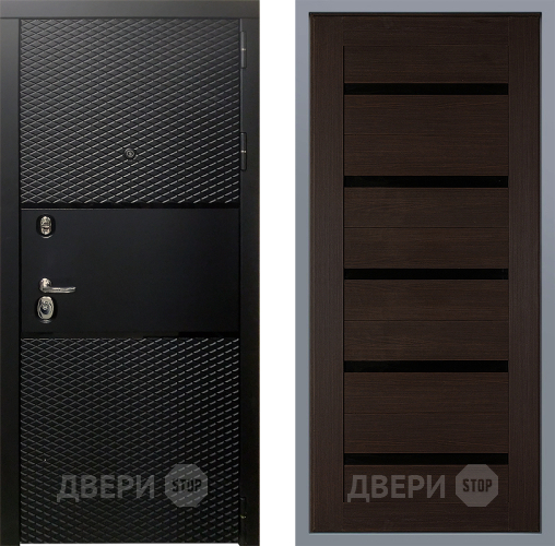 Дверь Заводские двери Тефлон СБ-1 орех тисненый в Одинцово