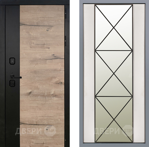 Дверь Заводские двери Ларте Зеркало Перфекто Структурное дерево в Одинцово