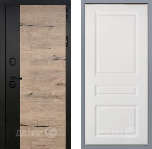 Дверь Заводские двери Ларте Стокгольм Белый софт в Одинцово