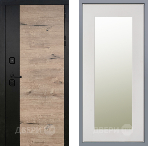 Дверь Заводские двери Ларте Зеркало Модерн Белый софт в Одинцово