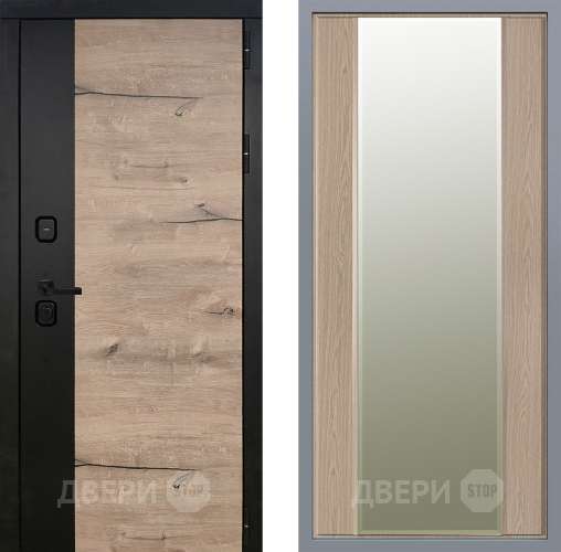 Дверь Заводские двери Ларте Зеркало Макси Беленый дуб в Одинцово