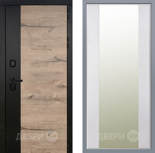 Дверь Заводские двери Ларте Зеркало Макси Белый шелк в Одинцово