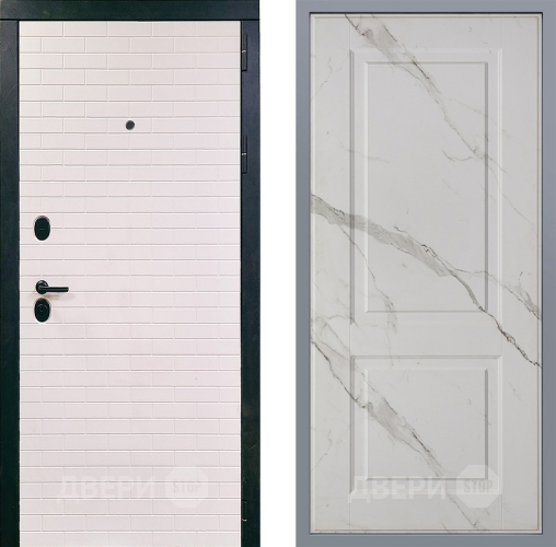 Дверь Заводские двери Сохо Доррен Мрамор белый в Одинцово