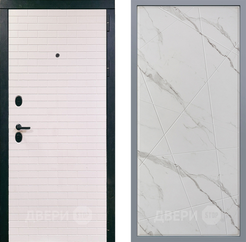 Дверь Заводские двери Сохо Флитта Мрамор белый в Одинцово