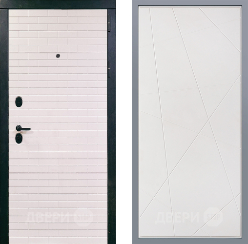 Дверь Заводские двери Сохо Флитта Белый софт в Одинцово