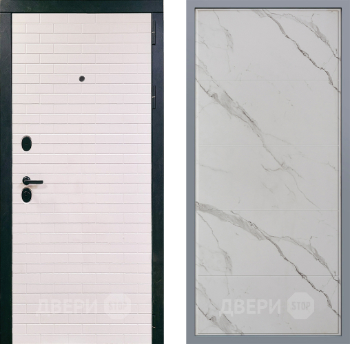 Дверь Заводские двери Сохо Тривия Мрамор белый в Одинцово