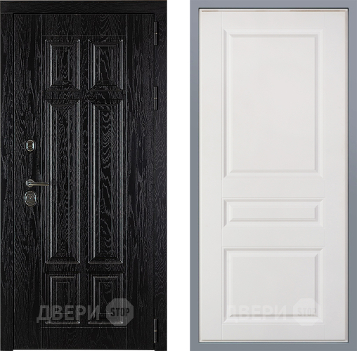 Дверь Заводские двери Мюнхен Стокгольм Белый софт в Одинцово