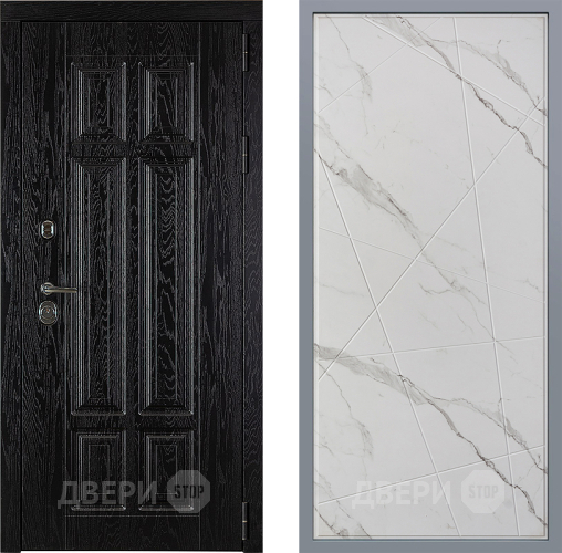 Дверь Заводские двери Мюнхен Флитта Мрамор белый в Одинцово