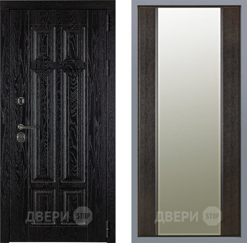 Дверь Заводские двери Мюнхен Зеркало Макси Венге в Одинцово