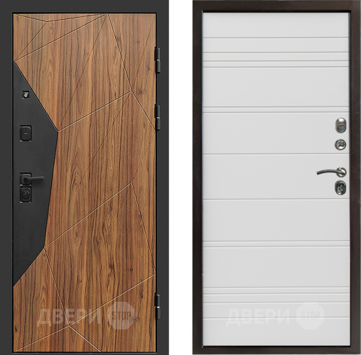 Входная металлическая Дверь Престиж Avangard Line Белый в Одинцово