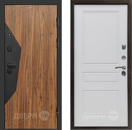 Входная металлическая Дверь Престиж Avangard Классика Белый матовый в Одинцово