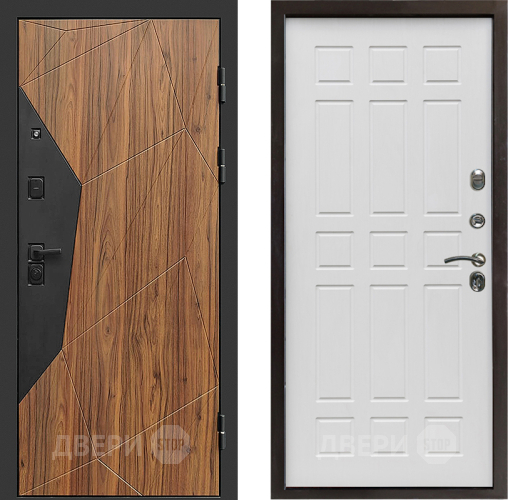 Входная металлическая Дверь Престиж Avangard Спарта Белое дерево в Одинцово