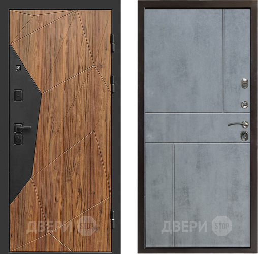 Входная металлическая Дверь Престиж Avangard Горизонт Бетон темный в Одинцово