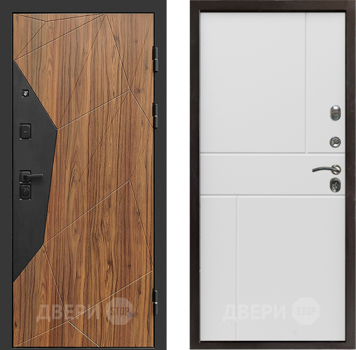 Входная металлическая Дверь Престиж Avangard Горизонт Бетон белый в Одинцово