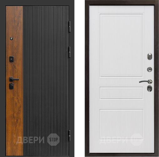 Входная металлическая Дверь Престиж Prestizh Классика Белое дерево в Одинцово